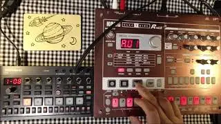 Roland P-6 & KORG Electribe ER-1 mkⅡ (techno pop / synth jam 2024 #13)
