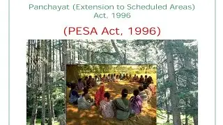 what PECA Act 1996 || India Tribals people rights || gram sabha power