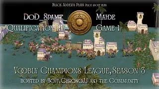 Voobly Champions League 3, Qual., R1 - DoD_Spamt vs. Mahde, Game 1 - Age of Mythology: The Titans