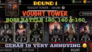 Round 1| Vought Tower Boss Battle 120, 140 & 160+ Rewards| Annoying Bosses