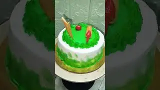 cricket theme cake design#youtube#viralvideos#cake#shortsfeed #cakedecoration#fondanttoppers#yt #new