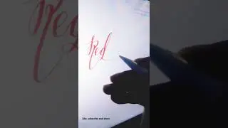 #calligraphy #digitalcalligraphy #handwriting #art #arttherapy #handlettering #red #fontstyle #style