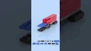 LEGO Nano American Semi Truck 🚚 🇺🇸 Tiny Rig with Big Attitude! 💥✨ #lego