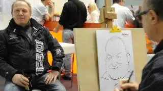 Karikaturist Schnellzeichner Messe Karikaturenzeichner Portraitzeichner Zeichner Messe Messezeichner