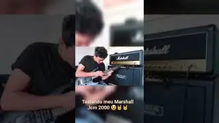 Marshall JCM 2000 home testing #guitar #guitarist