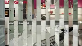 Kitchen remodel & Commercial engineered projects decoration with Quartz Slab - Leadstone Gallery