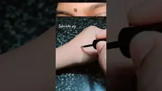 make your bindi #eyelinertutorial #bindi design with eyeliner #diy#art tutorials #bindi tutorials