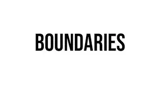 Set boundaries to work efficiently.
