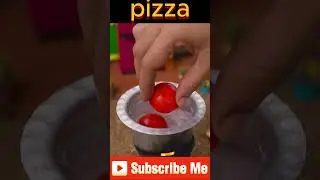 Delicious Miniature Veg Pizza Recipe &ndash; Baked in a Tiny Oven #food #miniaturecooking #foodiefun