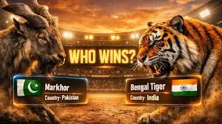 Tiger vs Markhor &mdash; The Ultimate Race | India vs Pakistan