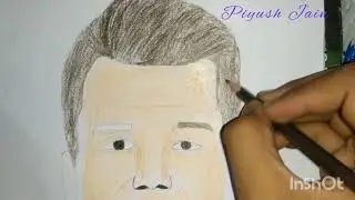 David Warner sketch by Piyush Jain 19/04/2021
