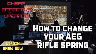 How to change your AEG rifle spring. #darkpactgaming #airsoft #weekendwarrior