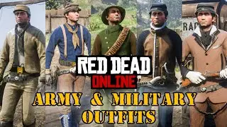 Red Dead Online 5 Best Army & Military Outfits [ Requested Outfits #343 ]