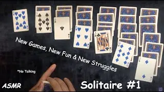 ASMR Playing Cards & Solitaire #1 *No Talking