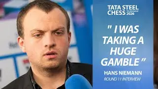 Интервью с Хансом Ниманном в 11-м раунде | Tata Steel Masters 2026