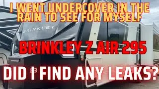 Brinkley RV Inspection During Rain Storm. What Did I Find??????????