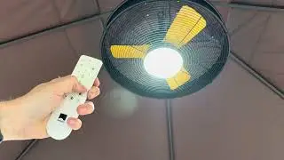 Orison 22'' Outdoor Ceiling Fan with Lights from Amazon | Review