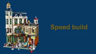 Lego ICONS: Shopping street (11371) speed build 