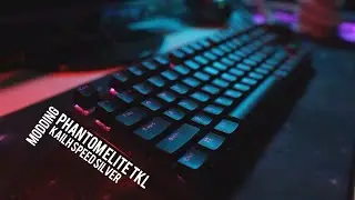 Phantom Elite TKL Full Modding Timelapse | Before & After Typing Sounds