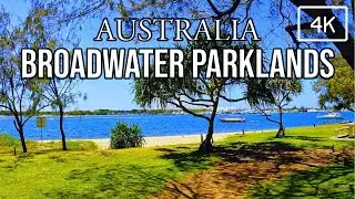Beautiful Broadwater Parklands | A Gentle, Relaxing Walk About | So Much to See | GOLD COAST  4K HDR