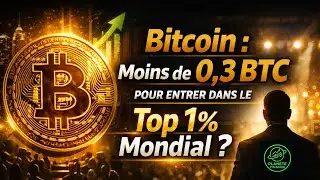 Bitcoin : Moins de 0,3 BTC pour entrer dans le Top 1% Mondial ?