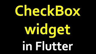 checkBox in flutter | lecture 21