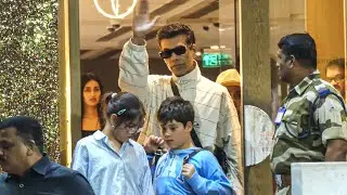 Karan Johar Arrives at Airport With Kids | Cute Family Moment