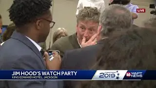 Watch: Incident caught live at Jim Hood's watch party