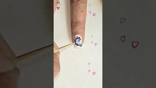 Quick Drag Marble Nail Art design for beginners #nailsbyamrita #naildesign #prettynails #newnails