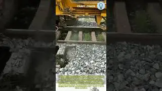 Maintaining a railway track: Large-scale railway cleaning operation