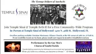 Community Unites for Yom HaShoah Remembrance April 23