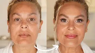 Effortless Summer Look For Mature Skin 50+: Drugstore Foundation & Concealer | Hajar Beauty