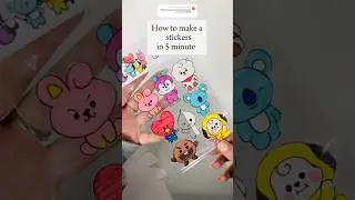 BT21 stickers#army#bts#sticker#jin#jhope#v#jk#jungkook#suga#bt21#정국#papercraft#정국세븐#armybts#yosharmy