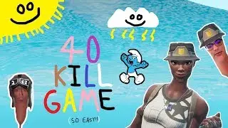 I GOT SMURFING BANNED... *40 KILL GAME* (super easy)