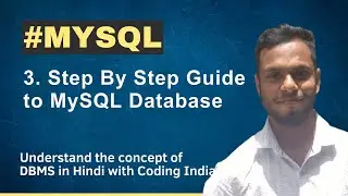 MySQL Database Creation, Deletion, and Usage in Hindi || MySQL Tutorial in Hindi || Coding India