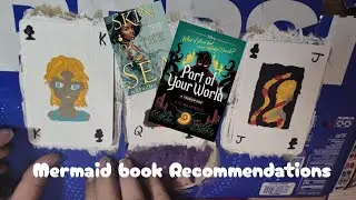 Mermaid Book Recommendations (DIY Playing Card Deck) #booktube #booktok #mermaids