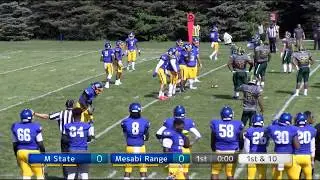 2018 09 01 MState Football vs  Mesabi Range