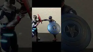 Captain America still got it- stop motion #stopmotion #marvel #action #captainamerica #steverogers