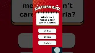 Austrian Quiz No.2  #austria #quiz