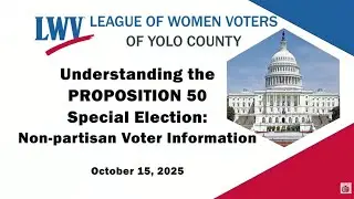 LWVYC Presentation Proposition 50
