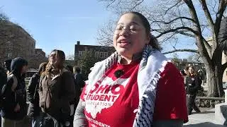 Ohio Students Association  ICE out walk out