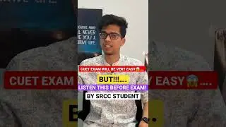 CUET 2023 will be very easy 😱? BUT!..Listen this before CUET exam!CUET preparation #cuet2023 #shorts