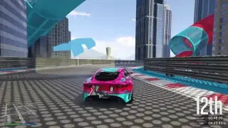 GTA5- Stunt Racing. Chill stream. Road to 200 subs. Crazy new transforming races