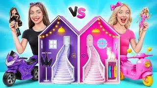 Строим Удивительный Кукольный Домик Барби vs Братц Челлендж | Война Пранков от Multi DO Smile