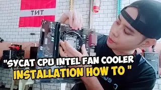 How To Install Intel Sycat Cpu Fan Cooler  #howto #desktop