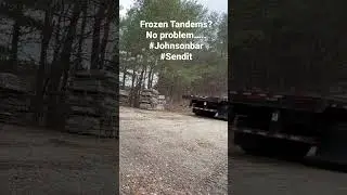 Sliding frozen tandems with the Johnson Bar #cumminspower #fordtrucks #truck #shorts
