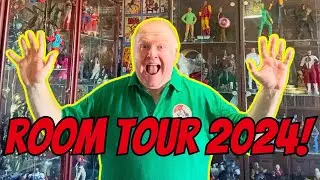 Тур по комнатам комиксов и игрушек 2024!!! Ключевые плиты CGC - фигурки в масштабе 1/6 - винтажны...