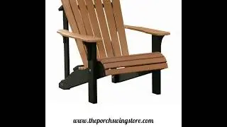 LuxCraft Deluxe Recycled Plastic Adirondack Chair
