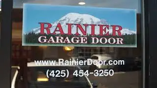 Rainier Garage Door showroom, Bellevue WA - (425) 970-8814