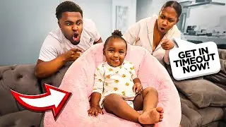 BABY KALI GETS PUT IN TIMEOUT FOR THE FIRST TIME!!!